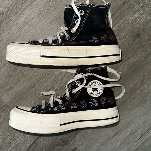 Converse CTAS Hi Mystic World Zodiac Sign Women's Platform 3 in men 5 in women - Picture 5 of 11